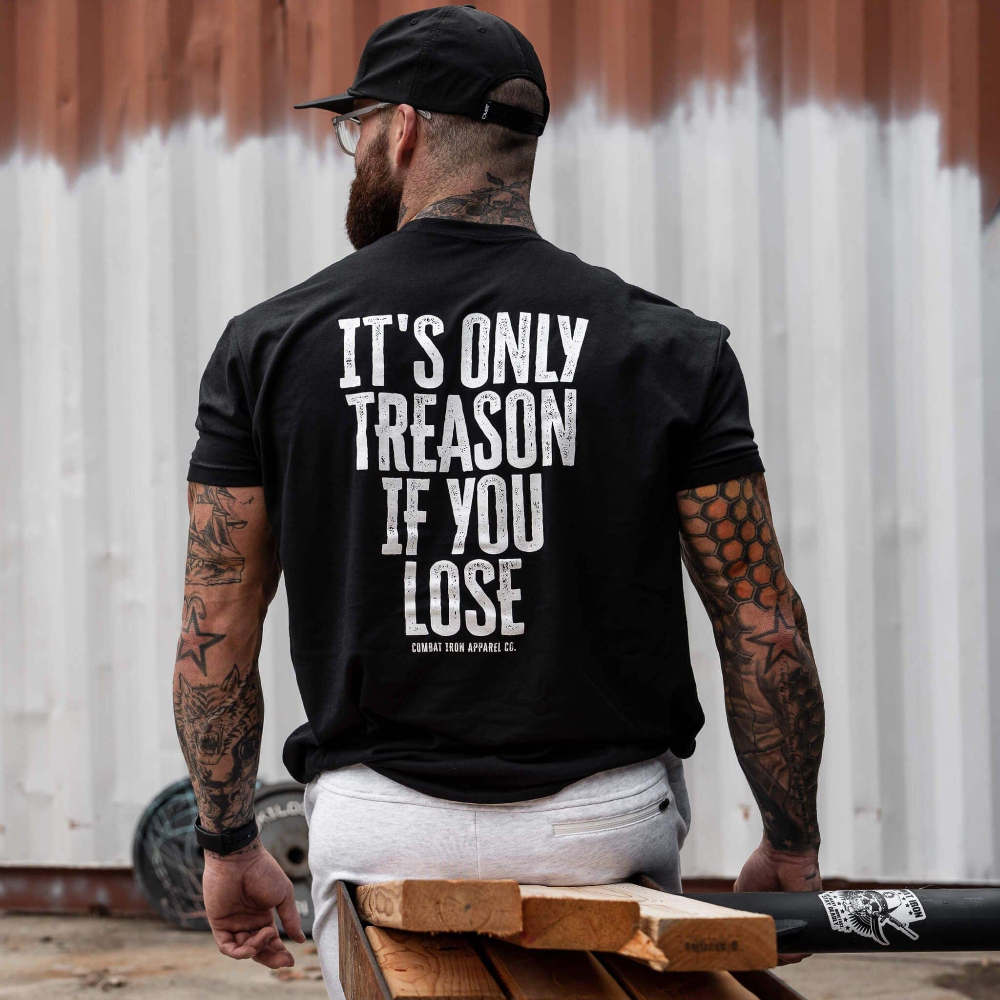 IT'S ONLY TREASON IF YOU LOSE MEN'S T-SHIRT Hoodie, Sweatshirt | CoreVibeTees.com (Image 3)