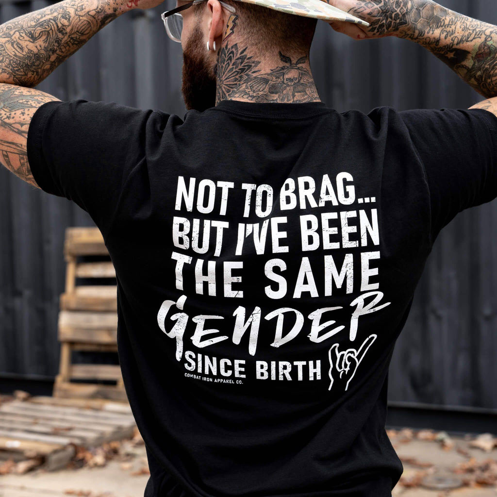 Same Gender Since Birth Men's T-Shirt Hoodie, Sweatshirt | CoreVibeTees.com (Image 5)