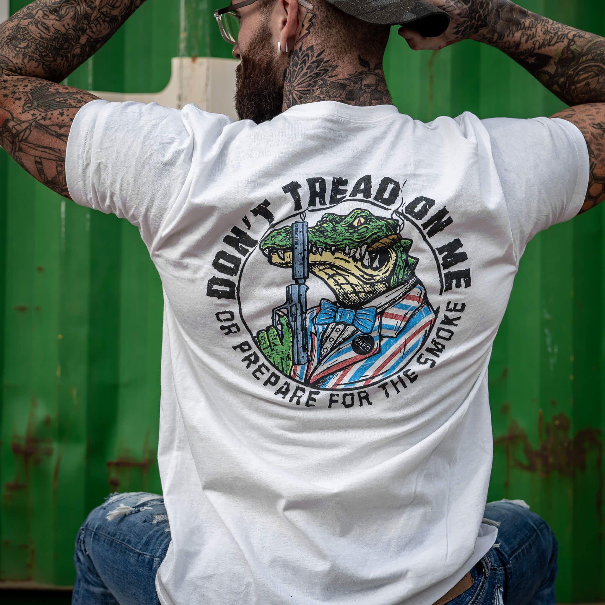 Don't Tread On Me Or Prepare For The Smoke Men's T-Shirt Hoodie, Sweatshirt | CoreVibeTees.com (Image 3)