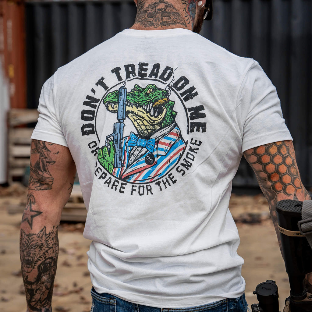 Don't Tread On Me Or Prepare For The Smoke Men's T-Shirt Hoodie, Sweatshirt | CoreVibeTees.com (Image 4)