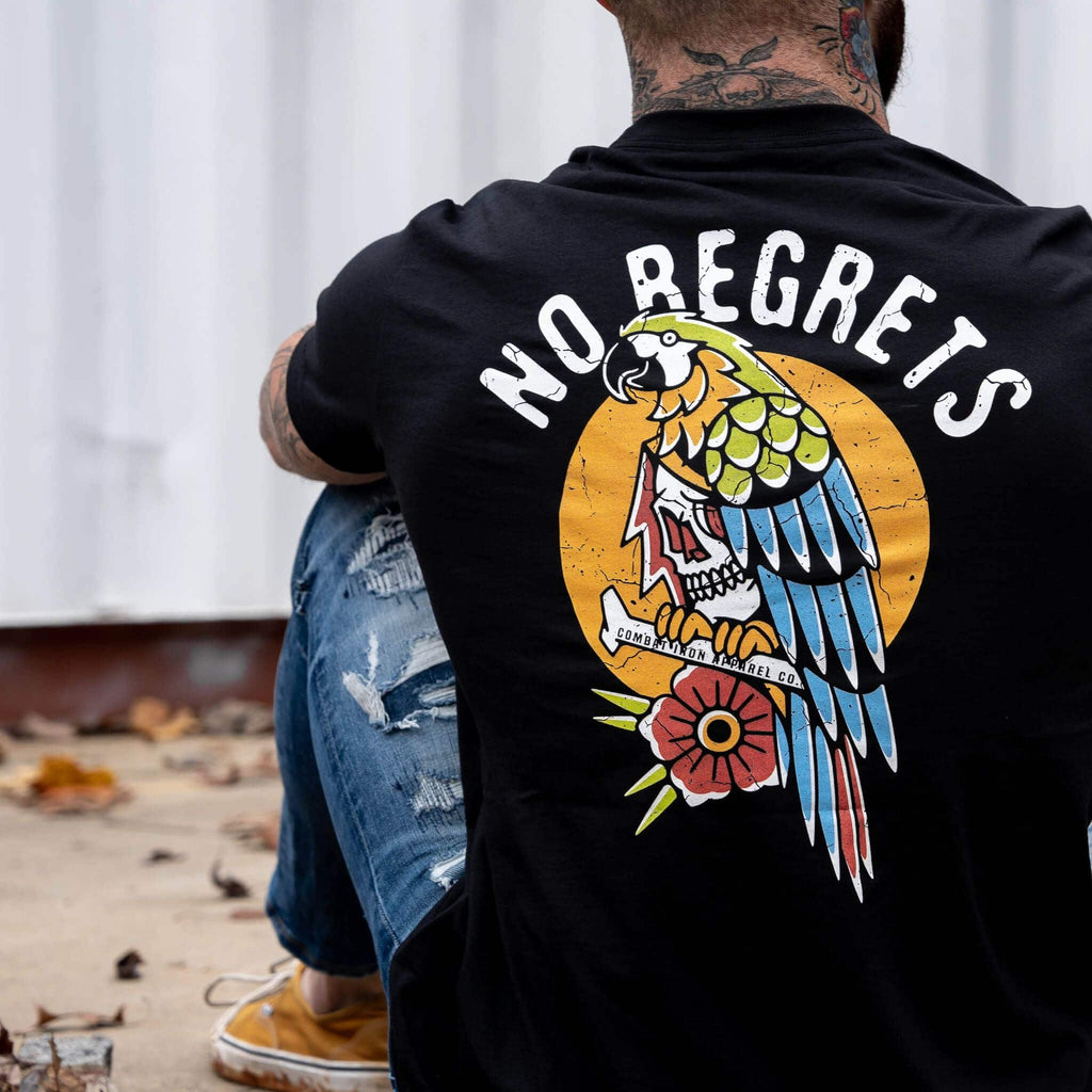 No Regrets Pirate Men's T-Shirt Hoodie, Sweatshirt | CoreVibeTees.com (Image 4)