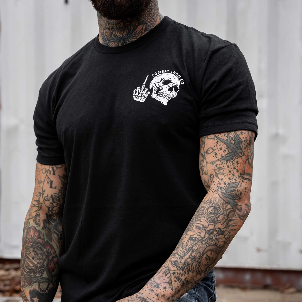 Fuck What They Think Skull Men's T-Shirt Hoodie, Sweatshirt | CoreVibeTees.com (Image 5)