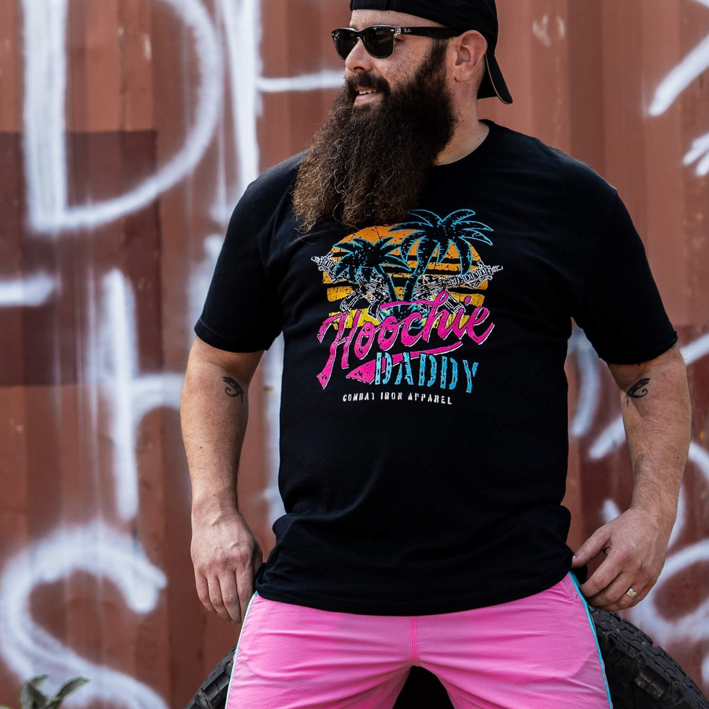 Hoochie Daddy Sunset Men's T-Shirt Hoodie, Sweatshirt | CoreVibeTees.com (Image 4)