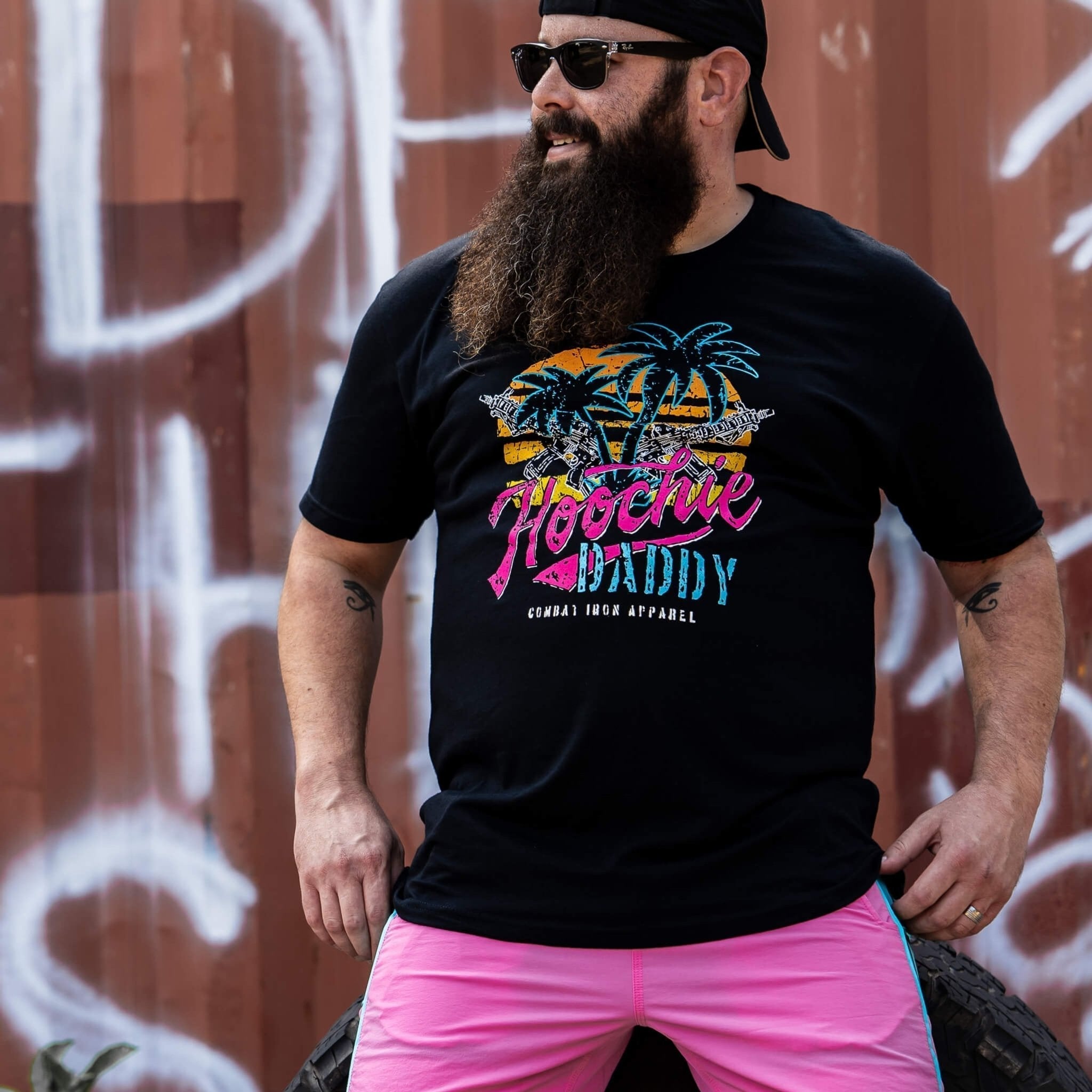 Hoochie Daddy Sunset Men's T-Shirt Hoodie, Sweatshirt | CoreVibeTees.com (Image 4)