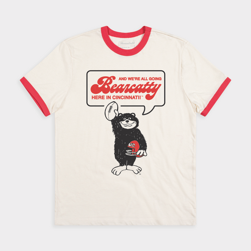 1970s "Bearcatty in Cincinnati" Football Ringer Tee Style001 Hoodie, Sweatshirt | CoreVibeTees.com