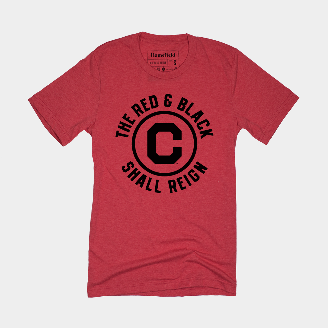 Cincy Red and Black Shall Reign Vintage Basketball Tee Hoodie, Sweatshirt | CoreVibeTees.com