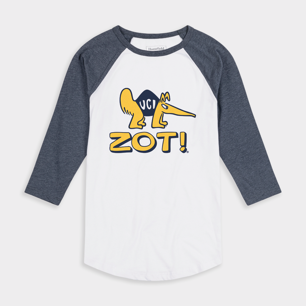 UC Irvine "Zot!" Baseball Tee Hoodie, Sweatshirt | CoreVibeTees.com