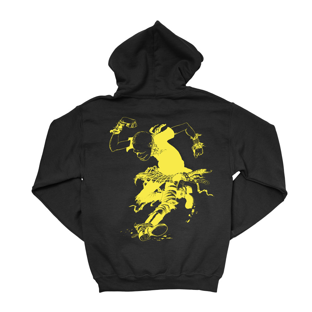 CJ Logo Pullover Hoodie (Black) T-Shirts, Sweatshirt | CoreVibeTees.com (Image 3)