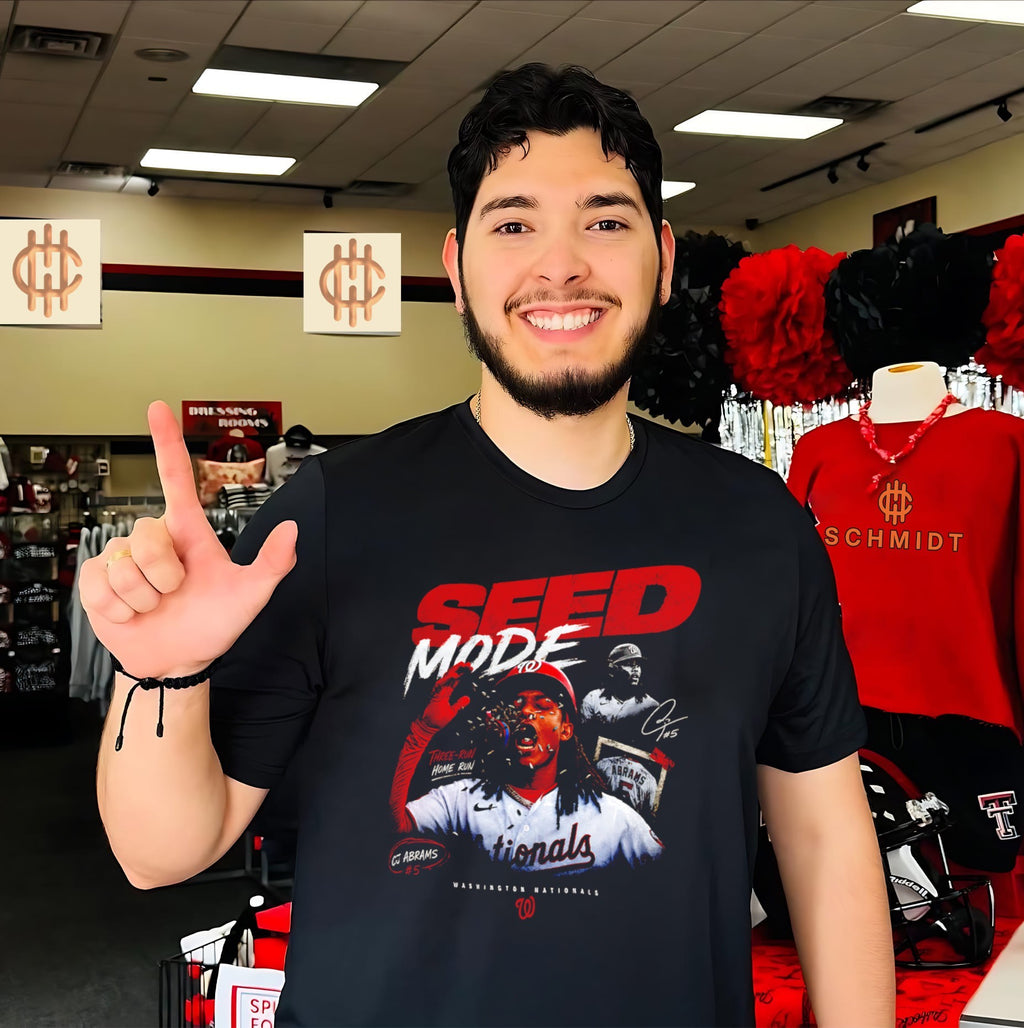 CJ Abrams Washington Nationals Seed Mode shirt