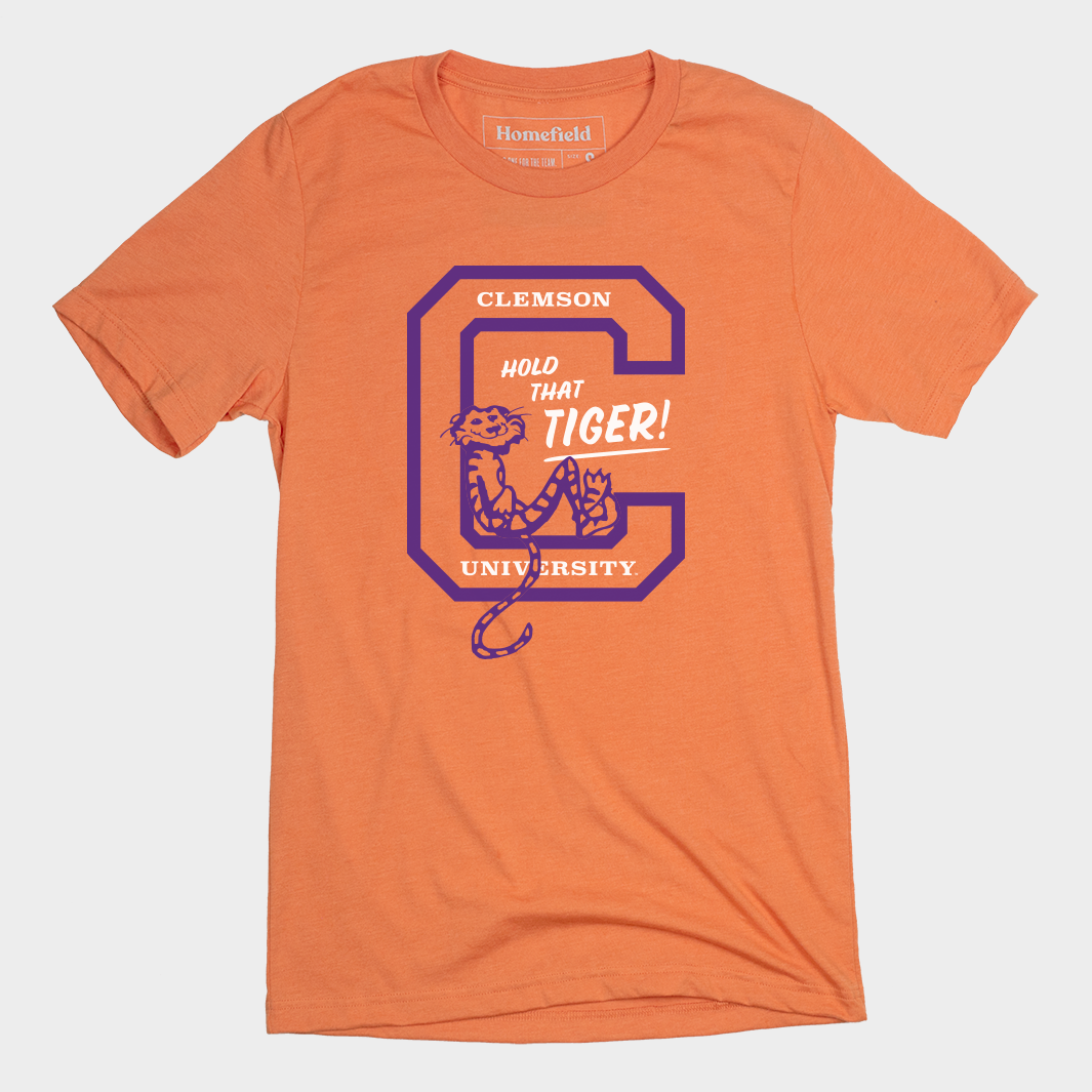 Vintage 1960s Clemson Tigers Logo Tee Style001 Hoodie, Sweatshirt | CoreVibeTees.com