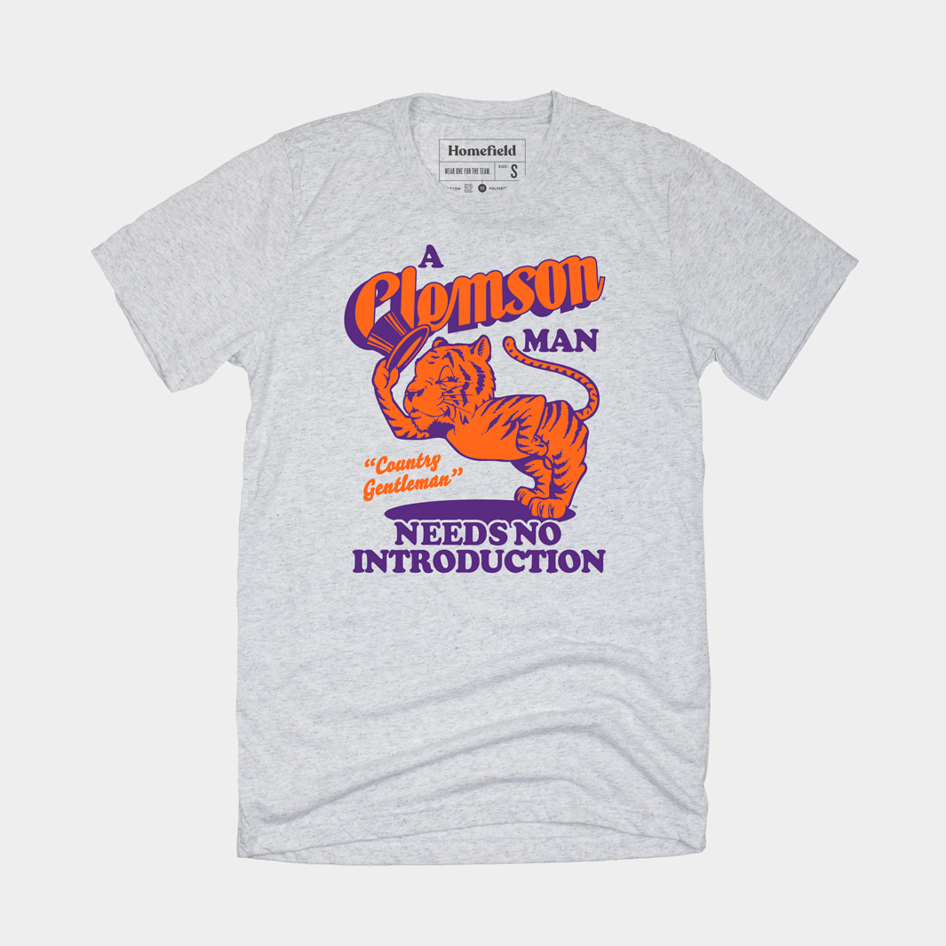 Retro ‚ÄúA Clemson Man Needs No Introduction‚Äù Tee Style001 Hoodie, Sweatshirt | CoreVibeTees.com