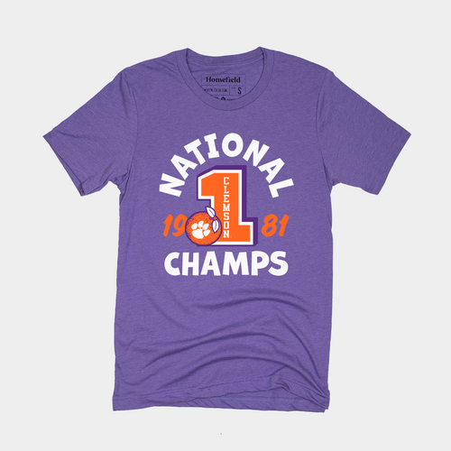 1981 Clemson Football National Champs Tee Hoodie, Sweatshirt | CoreVibeTees.com