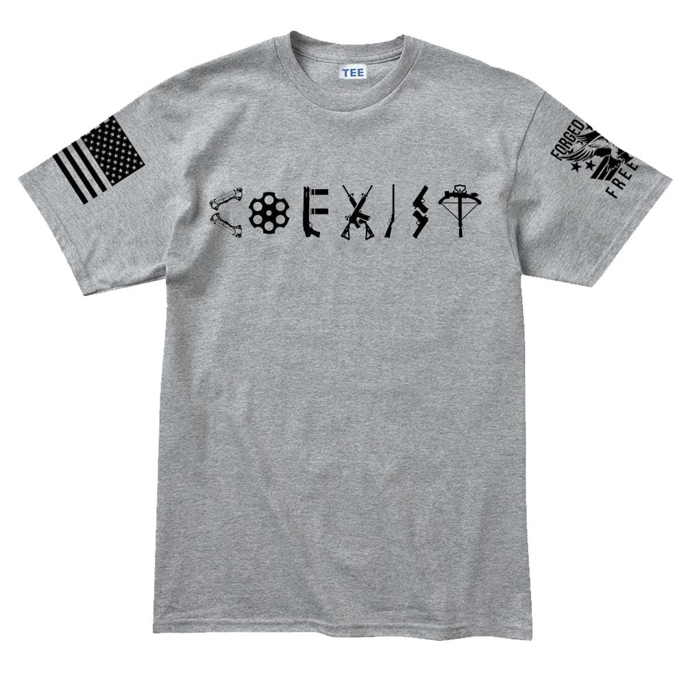 Men's COEXIST T-shirt Style001 Hoodie, Sweatshirt | CoreVibeTees.com (Image 3)