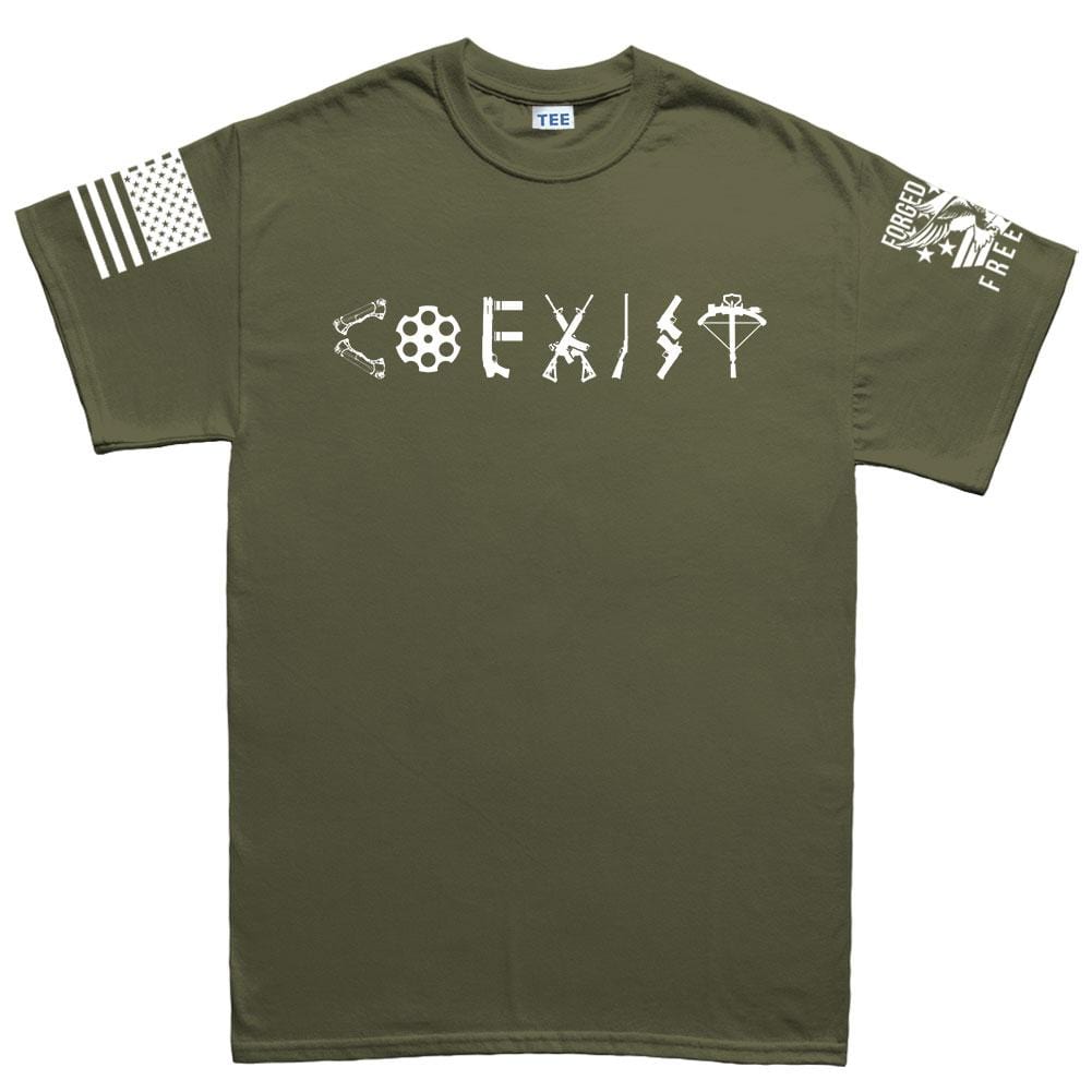 Men's COEXIST T-shirt Style001 Hoodie, Sweatshirt | CoreVibeTees.com (Image 4)