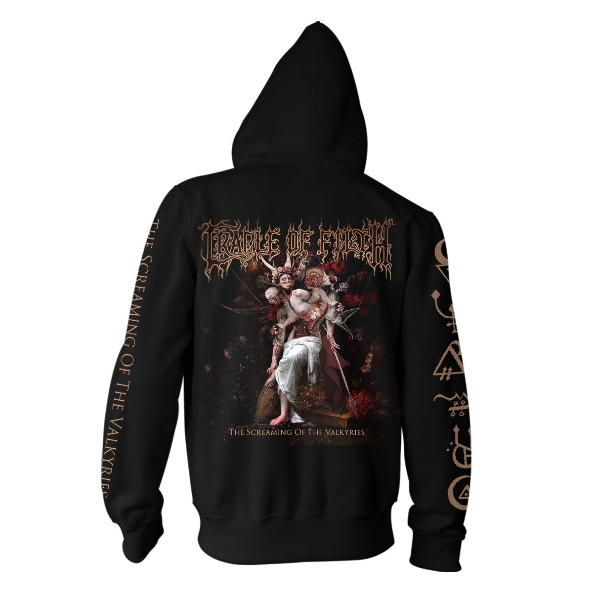 Cradle Of Filth - The Screaming Of The Valkyries zip-up hoodie T-Shirts, Sweatshirt | CoreVibeTees.com (Image 3)