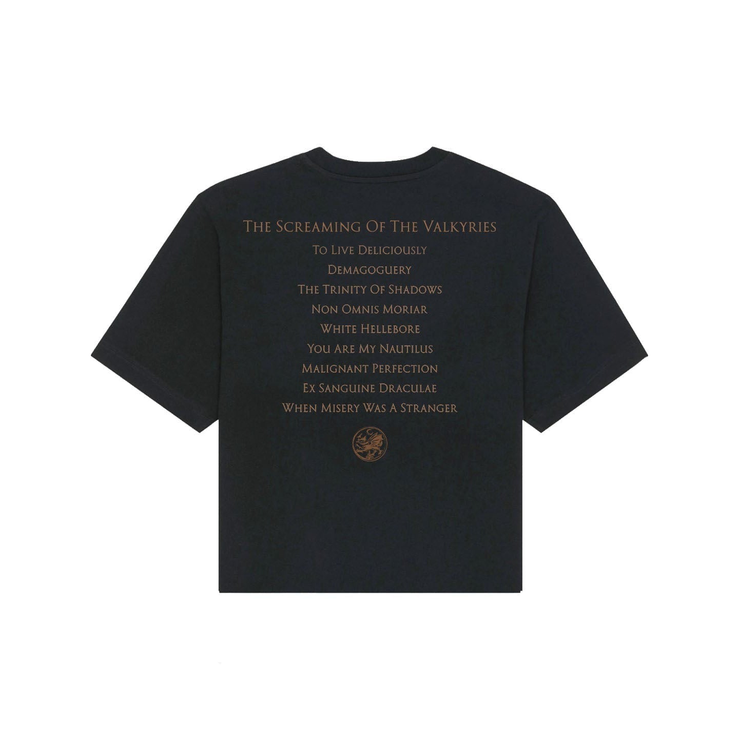 Cradle Of Filth - Valkyrie Sigil ladies crop tee Hoodie, Sweatshirt | CoreVibeTees.com (Image 3)