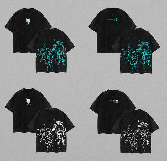 [COLLECTION] Retro Vintage Limited Kafka Hibino - Kaiju No.8 Tshirt V2 Oversized Washed Tee Anime Manga Acid Washed Lightweight Cotton T-Shirt, Gift For Anime Fan, Anime Streetwear, Graphic Tees