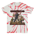 Album Art Dyed T-Shirt (Red Swirl) Hoodie, Sweatshirt | CoreVibeTees.com (Image 1)