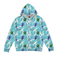 Cosmic Glow Zip Up Hoodie