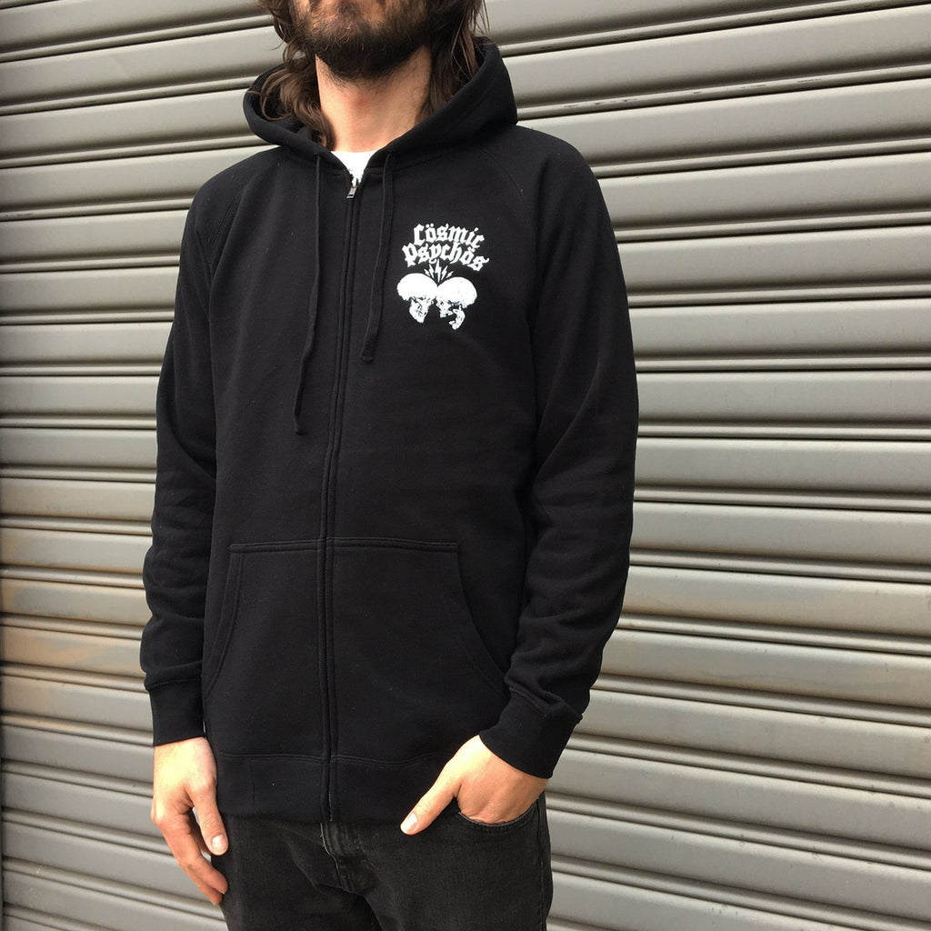 Everyone Drunker Zip Up Hoodie (Black) T-Shirts, Sweatshirt | CoreVibeTees.com (Image 2)