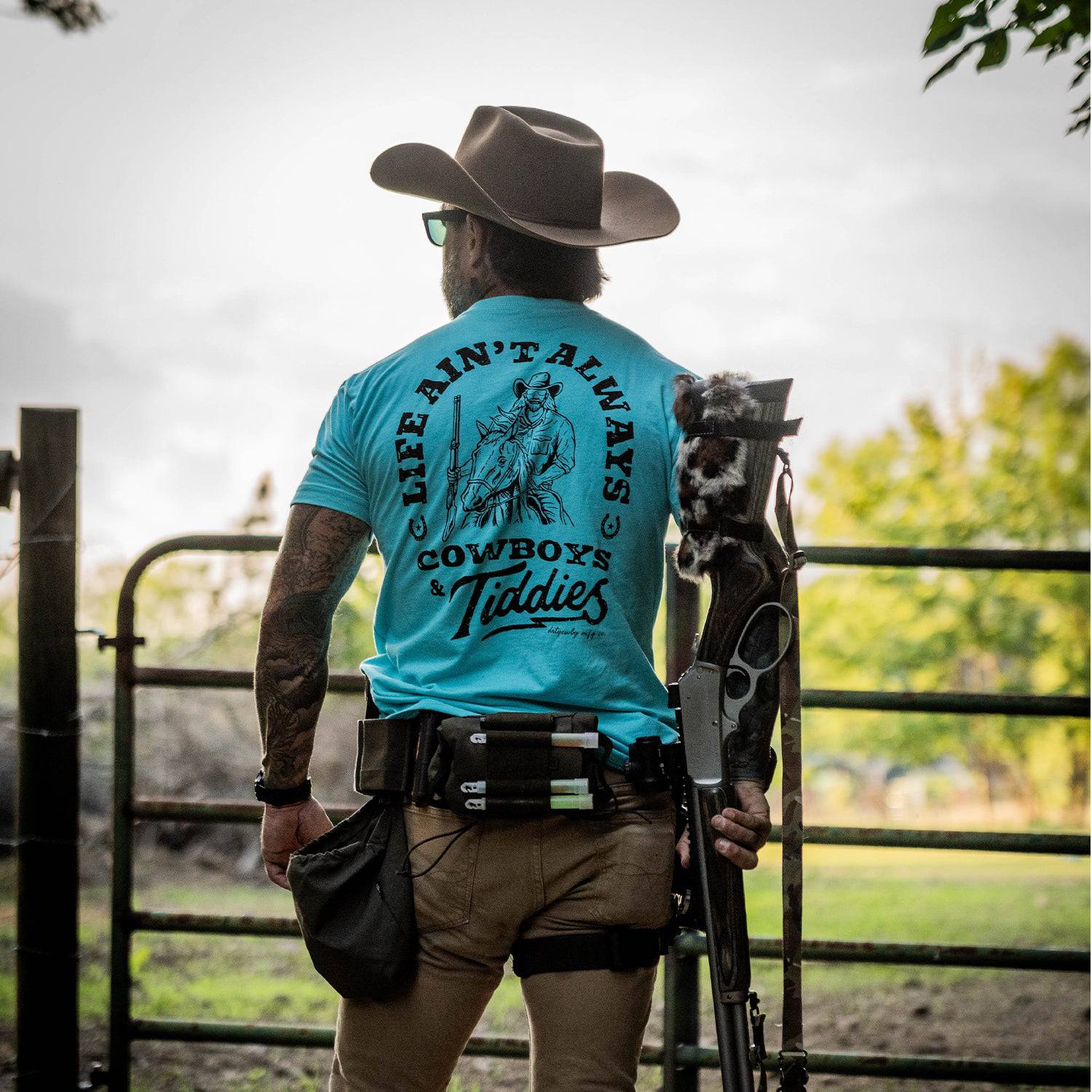 Life Ain't Always Cowboy's and Titties Men's T-Shirt Hoodie, Sweatshirt | CoreVibeTees.com (Image 2)