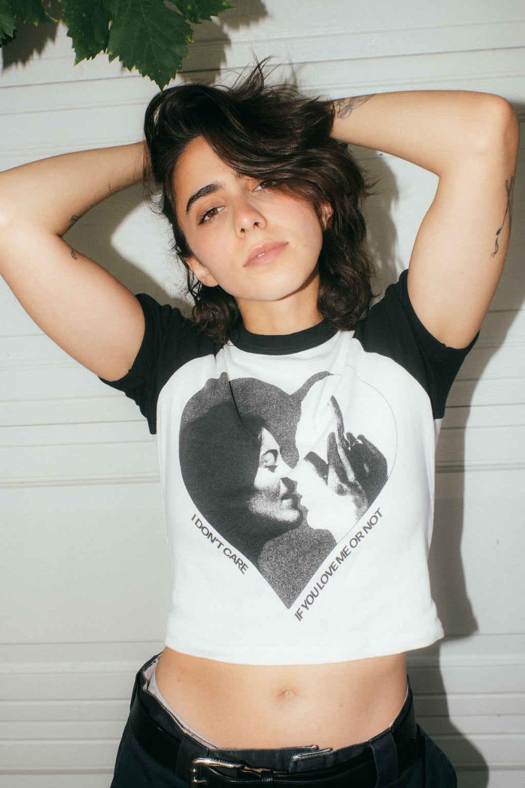 Dezi - Love Me Not Crop T-Shirt Hoodie, Sweatshirt | CoreVibeTees.com (Image 2)