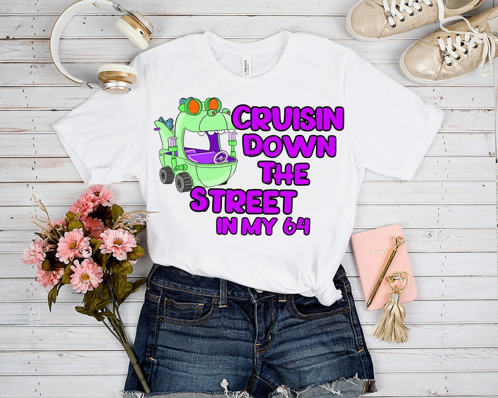 90'S TOON RUN- CRUISIN DOWN TEE Hoodie, Sweatshirt | CoreVibeTees.com (Image 1)