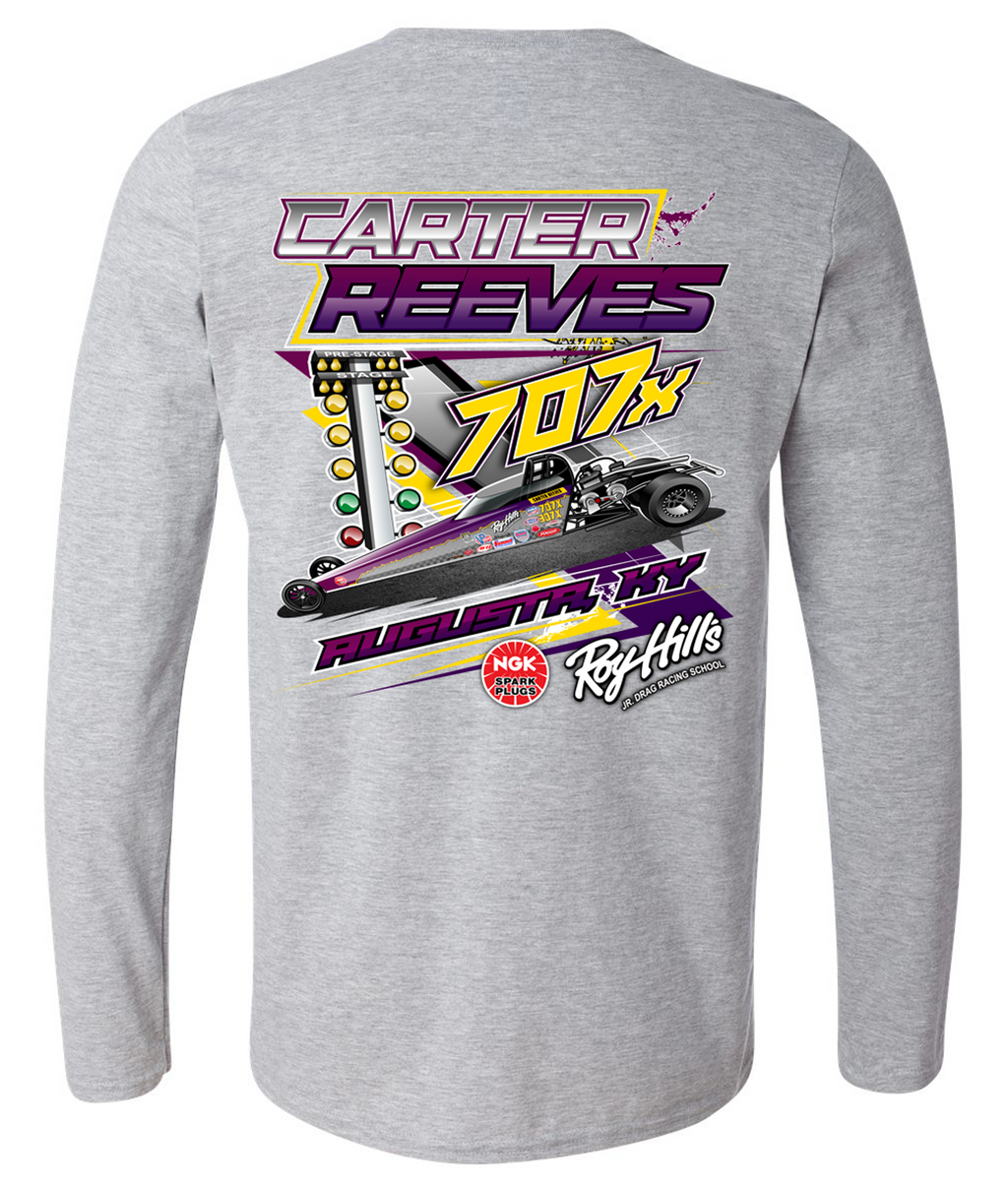 Carter Reeves Long Sleeve T-Shirt Hoodie, Sweatshirt | CoreVibeTees.com (Image 3)