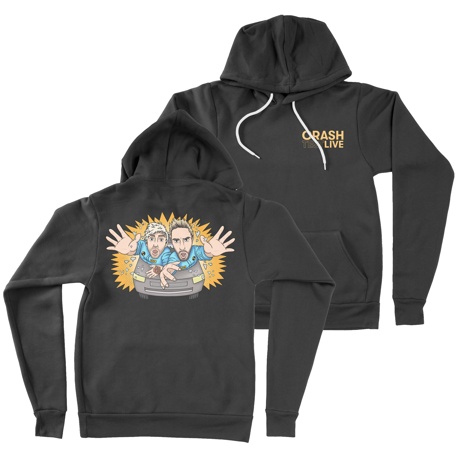 Crash Test Live - Crash Test Logo Hoodie T-Shirts, Sweatshirt | CoreVibeTees.com (Image 1)
