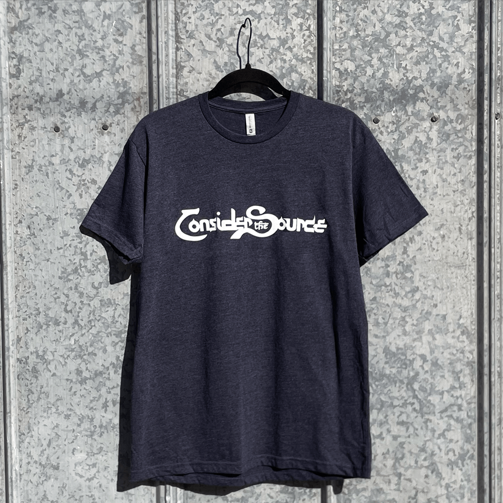 Classic Logo Navy T-Shirt Hoodie, Sweatshirt | CoreVibeTees.com (Image 1)