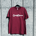 Classic Logo Maroon T-Shirt Hoodie, Sweatshirt | CoreVibeTees.com (Image 1)