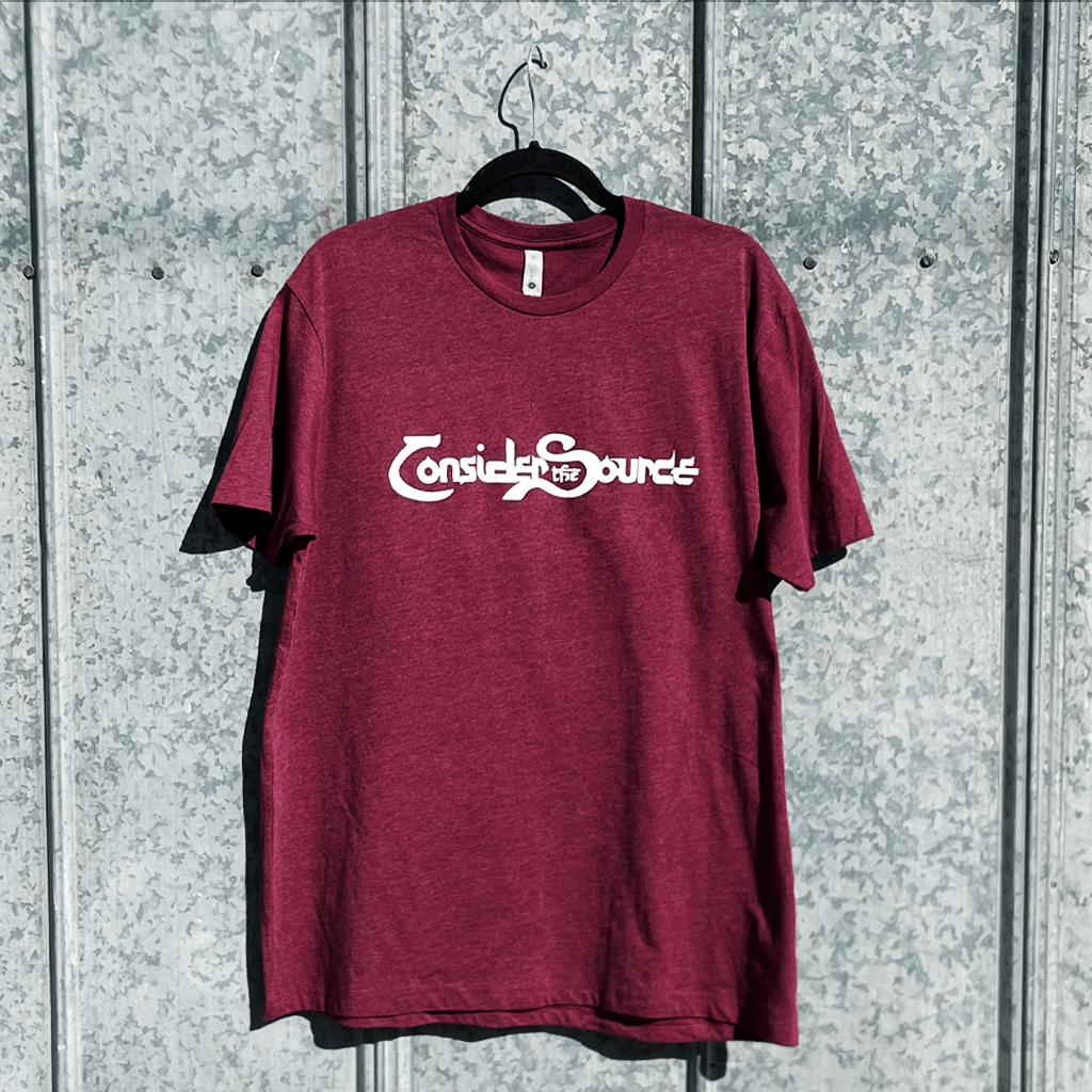 Classic Logo Maroon T-Shirt Hoodie, Sweatshirt | CoreVibeTees.com (Image 1)
