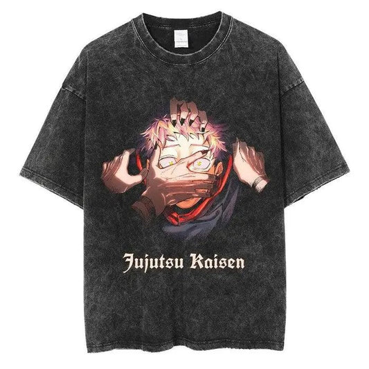 CURSE VESSEL VINTAGE TEE, Sukuna vintage tee, Itadori shirt, JJK shirt, anime shirt Sweatshirt, Hoodie, Comfort Colors