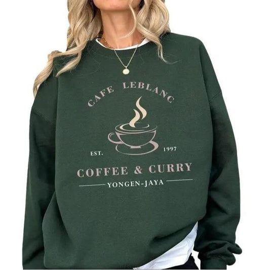Cafe Leblanc T-shirt Sweatshirt Hoodie, Persona 5 Shirt, Game Shirt, Coffee & Curry, Megami Tensei Shirt, Makoto Yuki Shirt