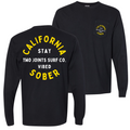 Cali Sober Long Sleeve Tee Hoodie, Sweatshirt | CoreVibeTees.com