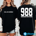 Call An Audible 988 Suicide Hotline Shirt