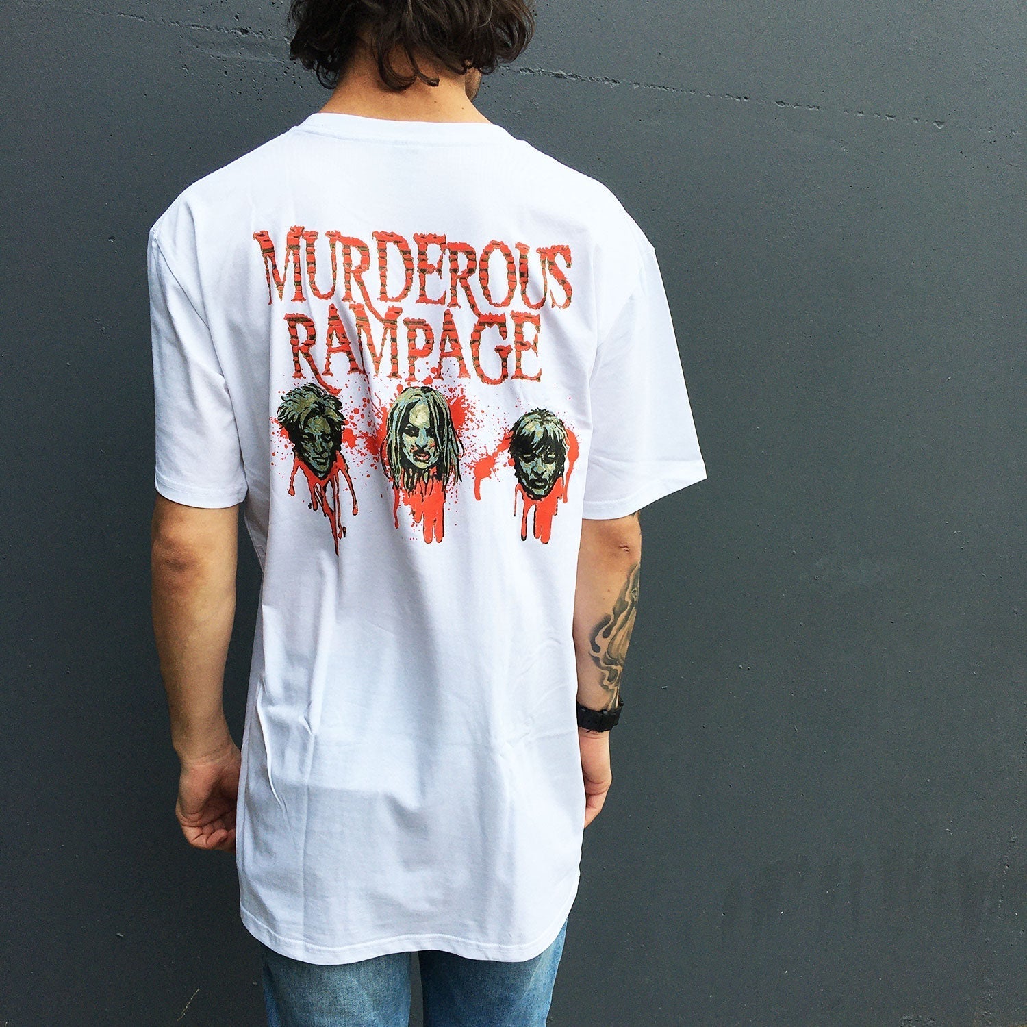Murderous Rampage T-Shirt (White) Hoodie, Sweatshirt | CoreVibeTees.com (Image 2)