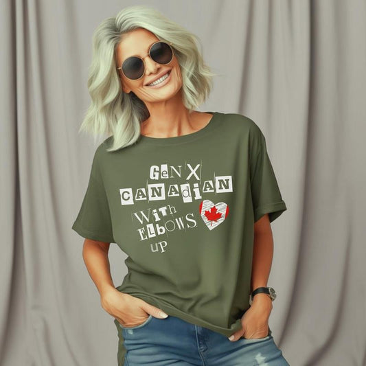 Canada Shirt Gen X Women T-shirt Canada Elbows Up 50th Birthday Gift For Her Canada Day Shirt Canada Is Not For Sale Generation X Menopause  T-shirt, sweater and Hoodie