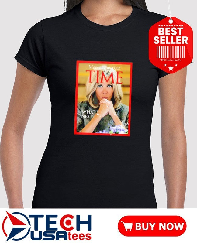 Candace Owens Brigitte Macron Man of The Year Time shirt