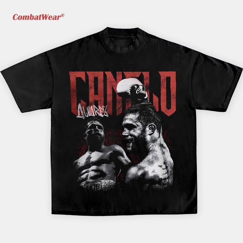 Canelo Alvarez Tee, Boxing T-shirt, UFC MMA Shirt, Gym Wear, Gift for Fighters, Sports Apparel