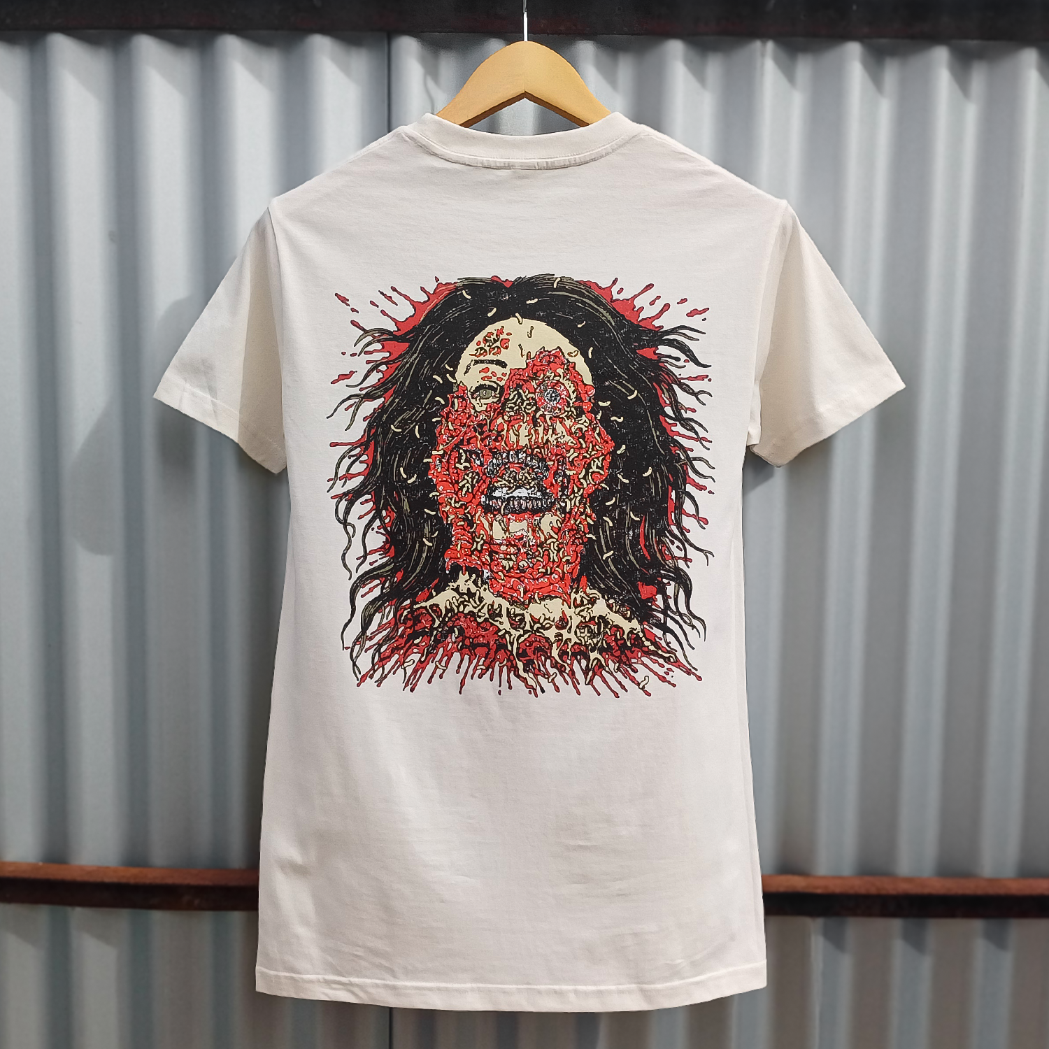 Logo Face Rot T-Shirt (Cream) Hoodie, Sweatshirt | CoreVibeTees.com (Image 3)