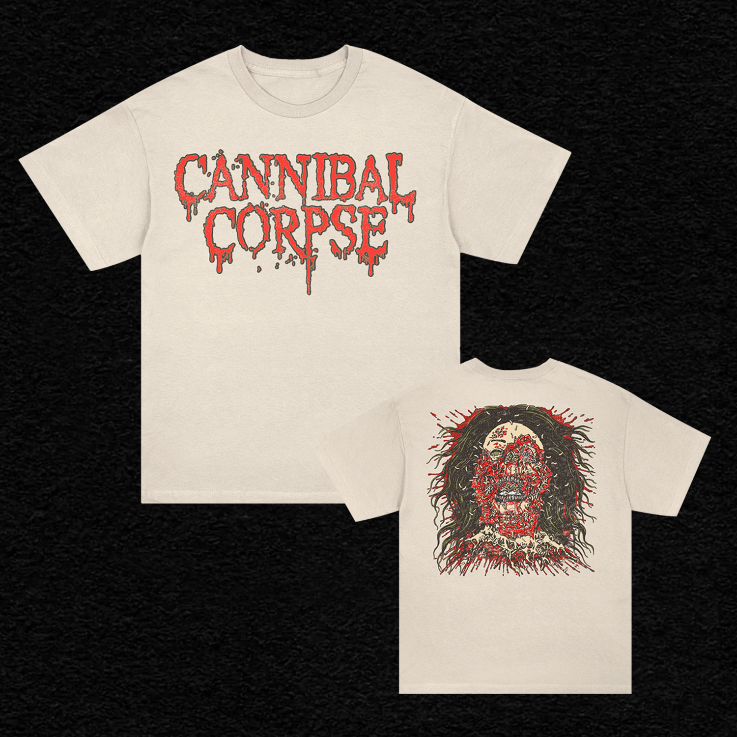 Logo Face Rot T-Shirt (Cream) Hoodie, Sweatshirt | CoreVibeTees.com (Image 1)