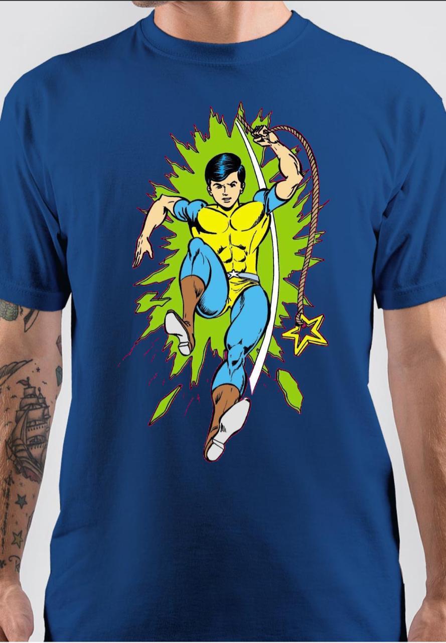Captain Dhruv Raj Comics Royal Blue T-Shirt Hoodie, Sweatshirt | CoreVibeTees.com