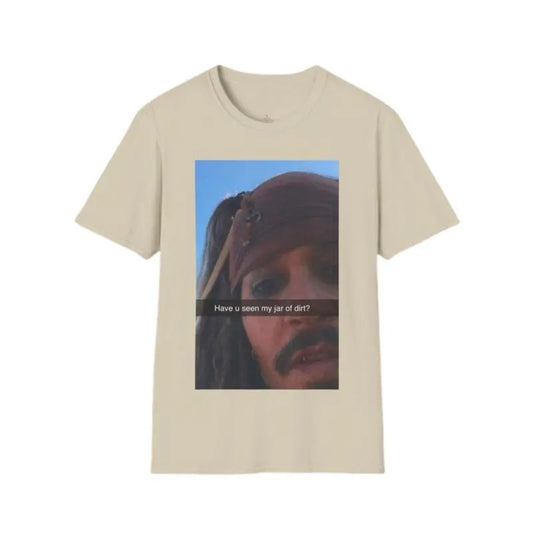 Captain Jack Sparrow Funny Shirt - Meme Graphic Tee, Short Sleeve Crewneck, Sarcastic Tropical Style, Gag Gift Menswear Top Tshirt