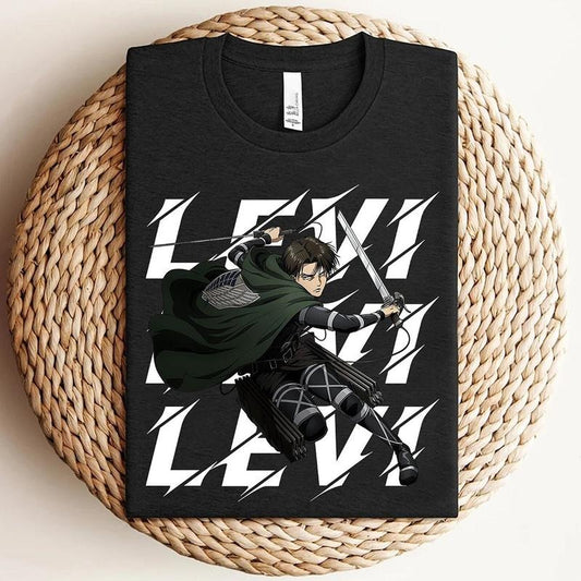 Captain Levi Shirt, Levi Shirt, Attack On Titan Shirt, AOT Shirt, Gift For Him, Gift For Her, Survey Corps Shirt, Unisex Shirt