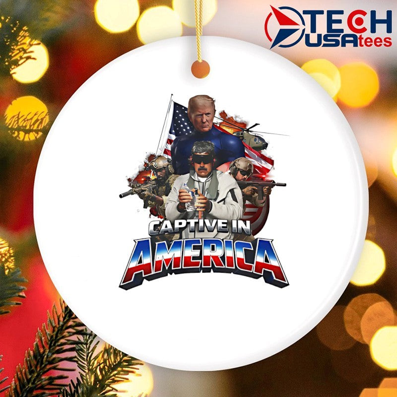 Captive in America Trump and Maduro graphic shirt