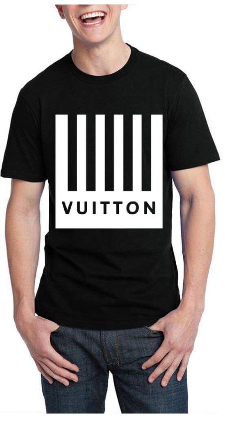 Vuitton Black Half Sleeve Black T-Shirt Hoodie, Sweatshirt | CoreVibeTees.com