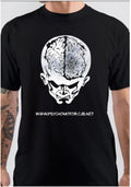 Psychomotor Half Sleeve Black T-Shirt Hoodie, Sweatshirt | CoreVibeTees.com