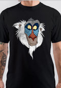 Lion king Rafiki Half Sleeve Black T-Shirt Hoodie, Sweatshirt | CoreVibeTees.com