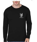 Wings Of Freedom Full Sleeve Black T-Shirt Hoodie, Sweatshirt | CoreVibeTees.com